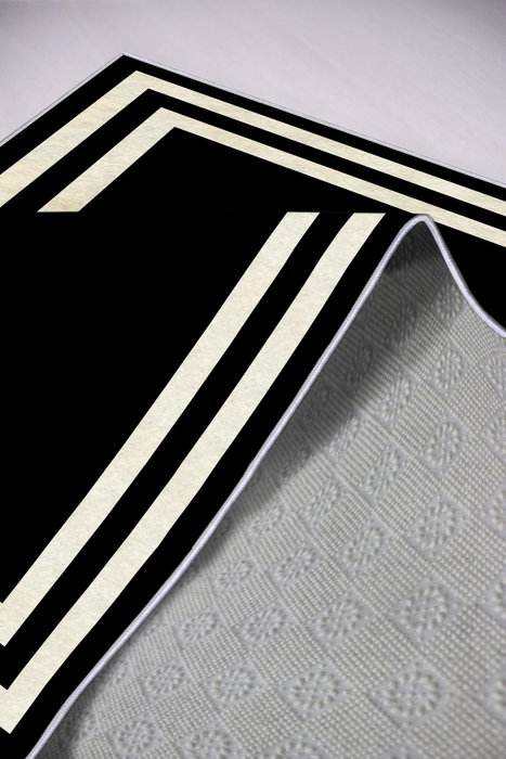 Conceptum Alfombra W751 Negro 120 x 180 cm